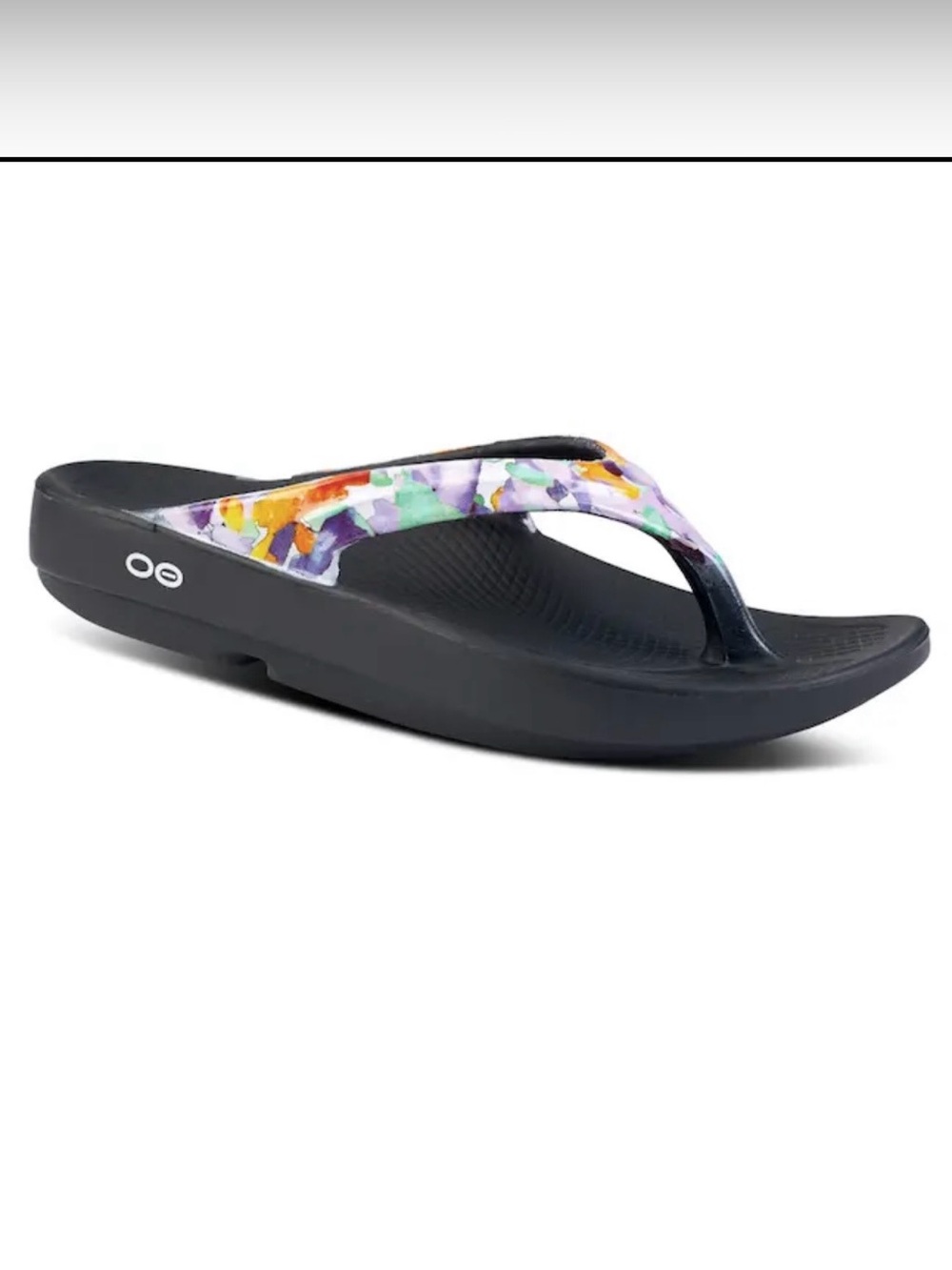 OOFOS- Women’s Oolala Sandal Purple Watercolor Size 9